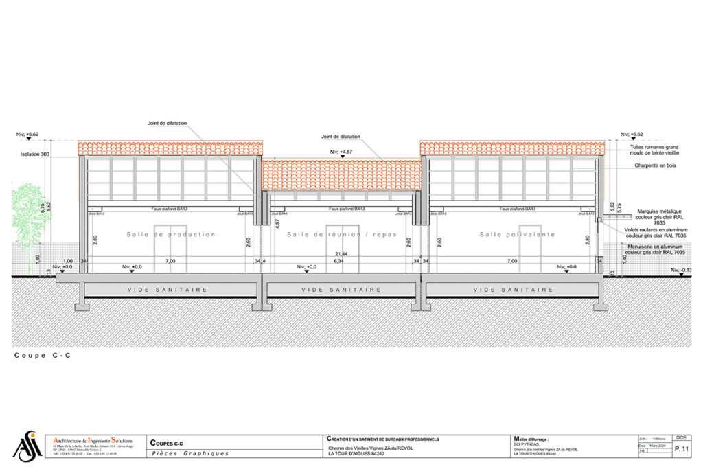 SCALA - COUPE C-C A2