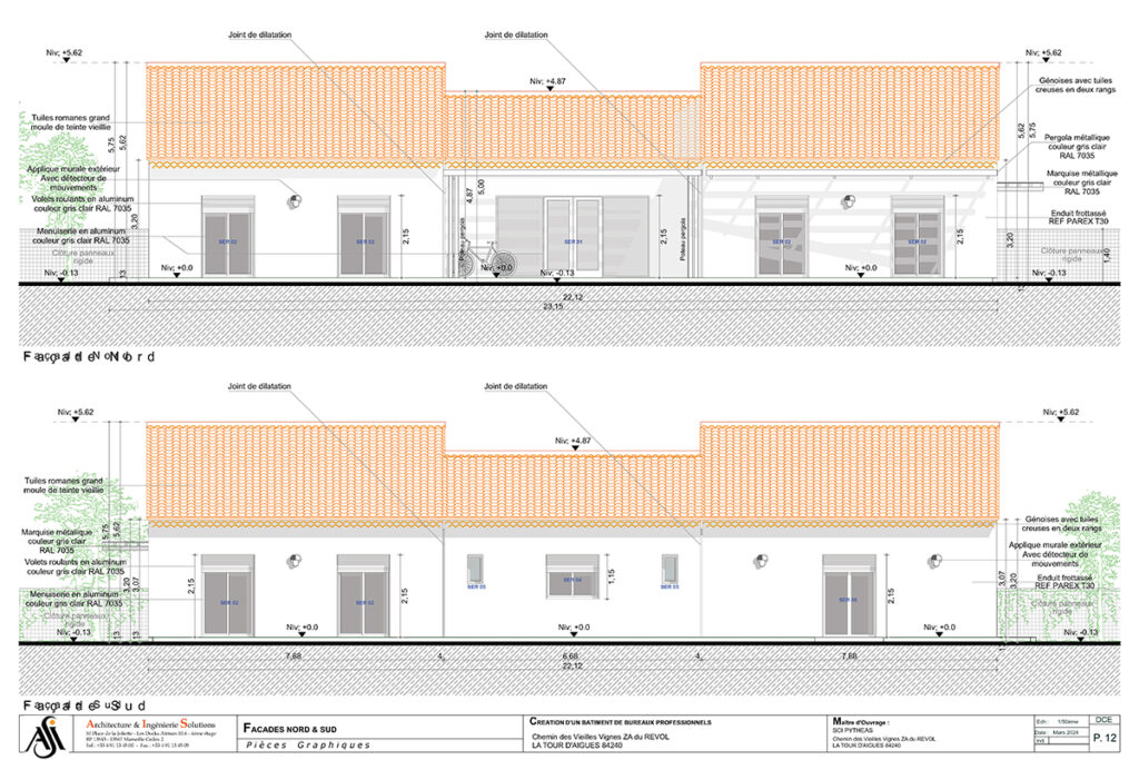 SCALA - FACADES PROJET NORD SUD A2