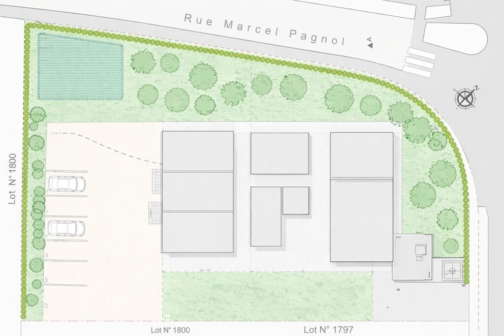SCALA - PLAN DE MASSE